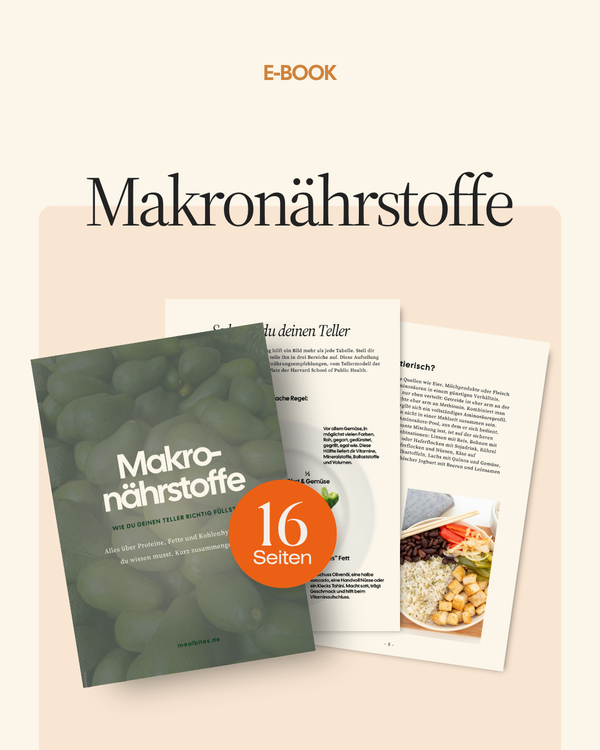 E-Book - Makronährstoffe - So baust du deinen Teller.